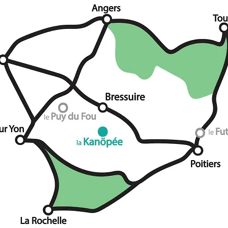 La Kanopée Hébergement de vacances *